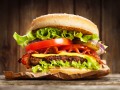 Delicious hamburger